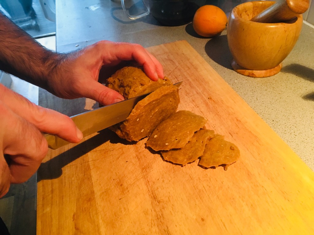 it's like slicing roast beef